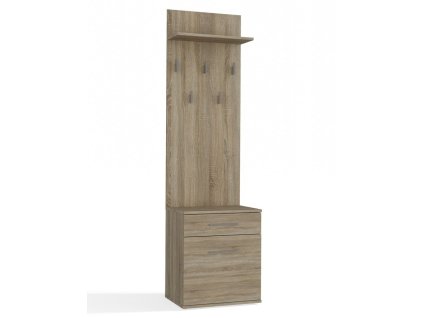 Předsíňová stěna Topaz (Odstín Dub sonoma)