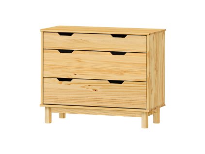 Komoda BONITO 2 - 2+1 zásuvky (Provedení Bezvarvý lak)