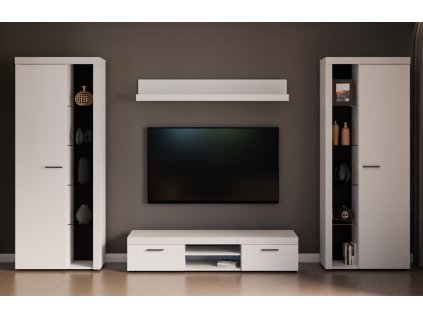 Obývací stěna Rizo XL (Odstín Dub lefkas/grafit)