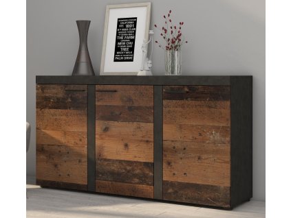 Komoda Rizo 3D (Odstín Matera/old style)