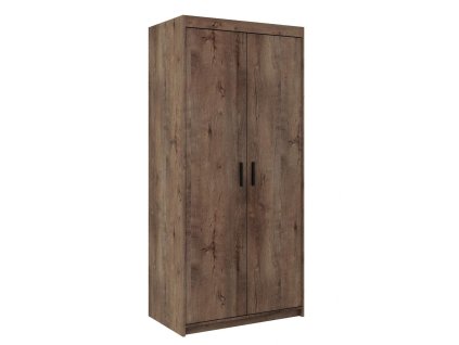 Šatní skříň Enja 2D (Odstín Dub lefkas)