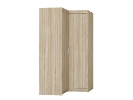 Šatní skříň Enja 2D rohová (Odstín Dub sonoma)
