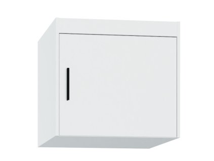 Nástavec na skříň Enja 1D (Odstín Bílý)