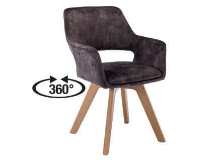 Jídelní židle LAMILA (Potah Antracit)