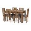 Jídelní set Meteor 6 dub lefkas