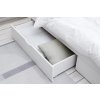 Postel s úložným prostorem Actim bílá
