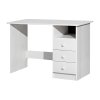 Psací stůl 8844B bílý lak