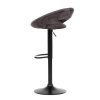Barová židle AUB-822 (Barva potahu Hnědá)