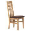 Jídelní židle C-2100 DUB (Barva potahu Hnědá)