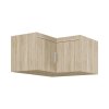 Nástavec na rohovou skříň Enja 2D (Odstín Dub sonoma)