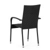 Zahradní židle AZC-S2113 BK (Barva Černá)