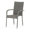 Zahradní židle AZC-S2114 GREY (Barva Šedá)
