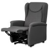 Polohovací křeslo s elektrickým ovládáním TV-1192 (Barva potahu Šedá)