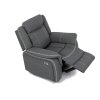 TV a relaxační křeslo s elektrickým ovládáním TV-4119 (Barva potahu Šedá)