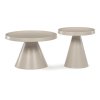 Sada 2 konferenčních stolků CT-F4112 CSM (Odstín Béžová)