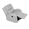 Polohovací křeslo TV-4089 (Barva potahu Světle šedá)