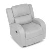 Polohovací křeslo TV-4089 (Barva potahu Světle šedá)