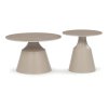 Set 2 konferenčních stolků CT-F4152 TRV (Odstín Béžová)