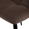 Jídelní židle CT-281 - sametová látka (Barva potahu Hnědá)