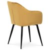 Čalouněná jídelní židle PIKA (Barva potahu Žlutá)