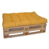 Sedák na paletu 120x80 cm (Polstr Žlutý melír)