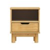 Noční stolek BONITO 2 - 1 zásuvka (Provedení Bezbarvý lak)