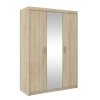 Šatní skříň se zrcadlem Enja 3D (Odstín Dub sonoma)