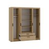 Šatní skříň Enja 4D2S (Odstín Dub sonoma)