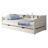 Jednolůžko s přistýlkou LILI 8819 (Provedení Bezbarvý lak)