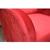 Relaxační křeslo ušák René potah Mexa Velvet (Potah Mexa Velvet 590 vínová)