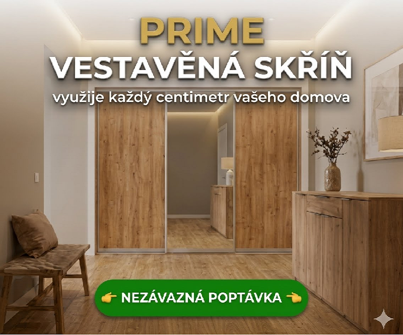 Vestavěné skříně Primo
