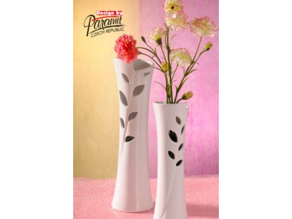 Váza LISA 28 cm bílá