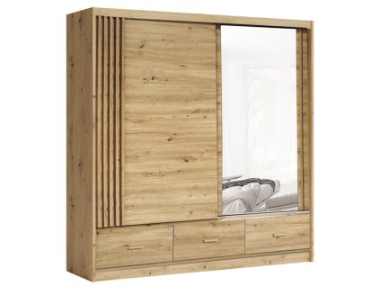 CA11-200 Canada skříň šatní, kombinovaná, posuvné dveře