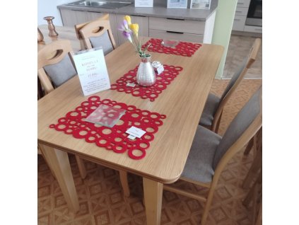 Komplet stůl ARTUŠ+ 4 ks židlí S16 - masiv buk