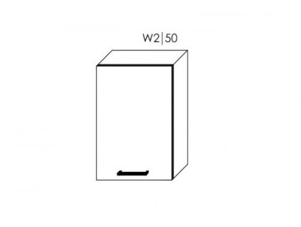 Platinum W2/50 skříňka horní