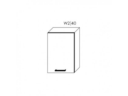 Titanium W2/40 skříňka horní