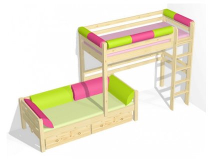 Palanda posuvná D910 dřevo masiv