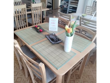 Komplet stůl MILOŠ + 4 ks židlí Z21