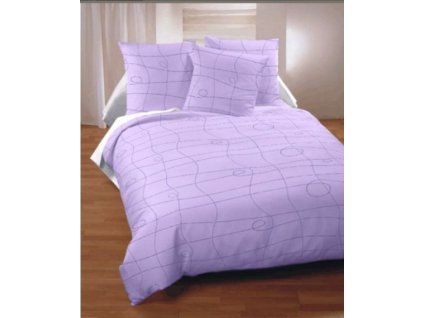 Povlečení mikro metalic CURL Lavanda