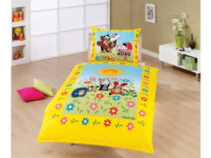 Povlečení Bavlna Krtek a kamrádi 140 x 200 cm