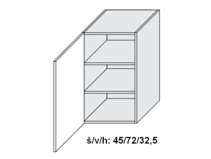 Quantum W2/45 skříňka horní