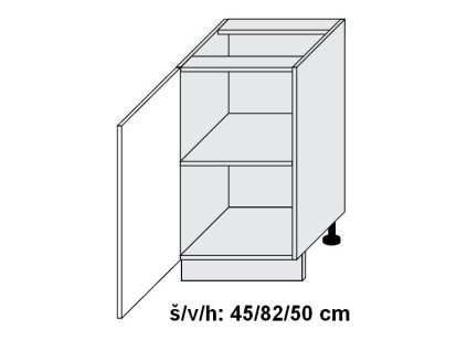 Quantum D1D/45 skříňka dolní