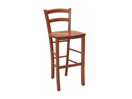 PAYSANE židle barová s dřevěným sedákem