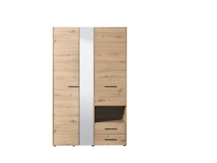 LEON 3K2FO skříň  kombinovaná se zrcadlem