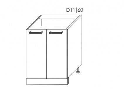 Platinum D11/60 skříňka dolní