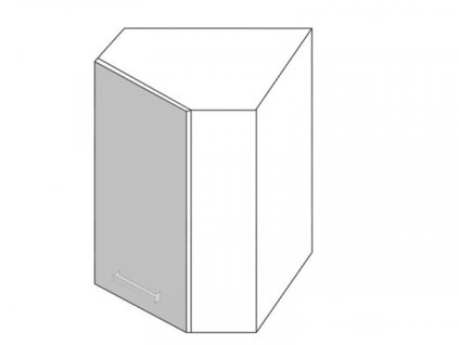 Platinum W10 skříňka horní rohová