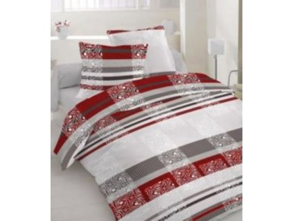 Povlečení flanelové SKAGEN bordó