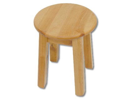 KT253 stolička (taburet) výška 45 cm. - masiv borovice