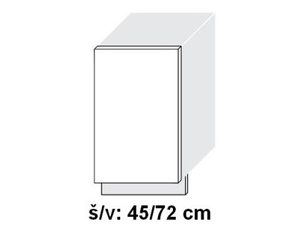 Quantum ZM/45 dvířka na vestavnou myčku