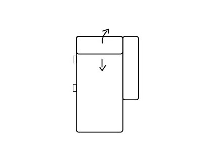 BARCELONA SEGM.1OT pravý modulový prvek
